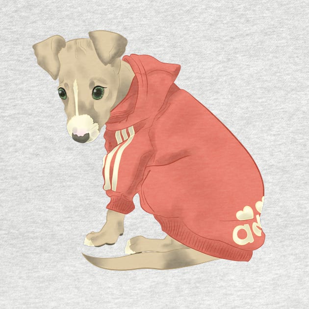 Italian Greyhound by Blacklightco